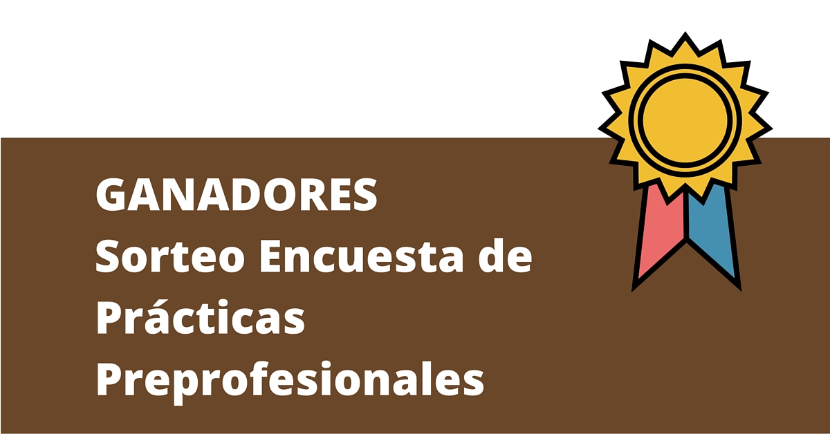 Ganadores – Encuesta de Prácticas