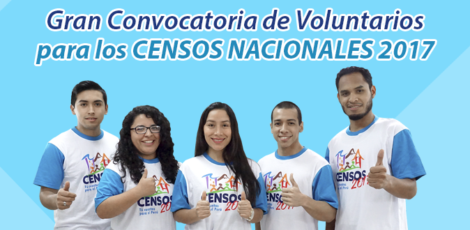 Participa del Gran Censo Nacional 2017