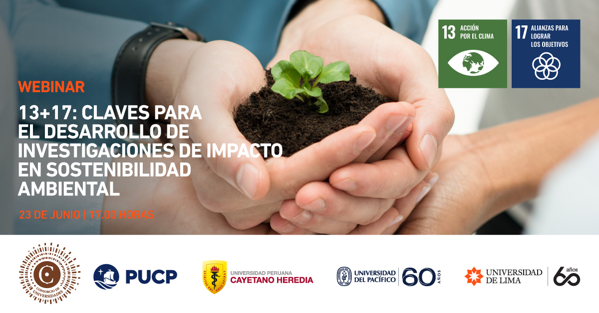 WEBINAR: 13+17. CLAVES PARA EL DESARROLLO DE INVESTIGACIONES DE IMPACTO EN SOSTENIBILIDAD AMBIENTAL